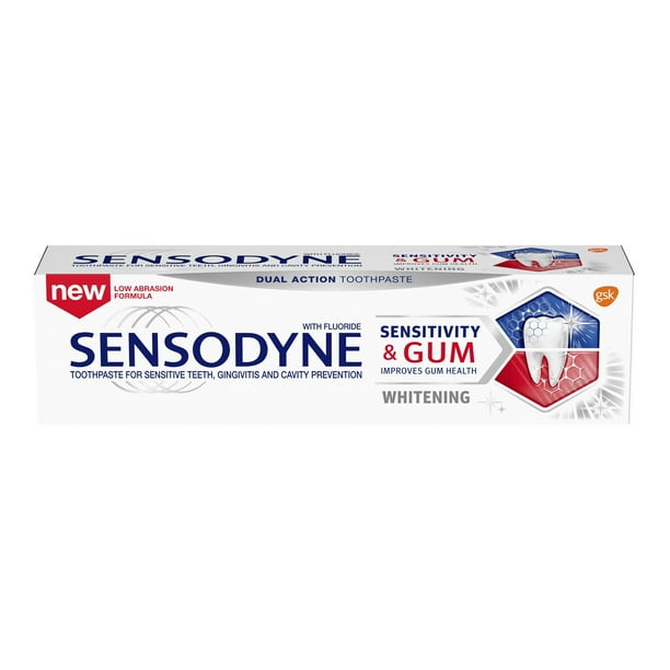 Sensodyne Sensitivity & Gum Whitening Toothpaste, 3.4 Ounces Walmart