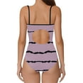 thumbnail image 3 of Bathing Suits for Women Plus Size Swimsuit Print Strappy Fashion Sexy Tummy Control Swimwear, 3 of 3