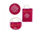 thumbnail image 4 of Rangoli Print Jute Bags 8"X10", 4 of 5