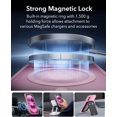 thumbnail image 2 of Pour iPhone 16 Pro Max Étui, Compatible avec MagSafe, Protection Antichoc de Qualité Militaire, Étui Magnétique pour iPhone 16 Pro Max, Étui Hybride Classique (HaloLock), Transparent, 2 of 5