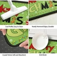 thumbnail image 6 of Believe Merry Grinchmas Christmas Kitchen Mat Decor, Christmas Kitchen Rugs Sets of 2, Christmas Floor Mat, Christmas Rugs Indoor Kitchen Christmas Decorations, Green, 6 of 6