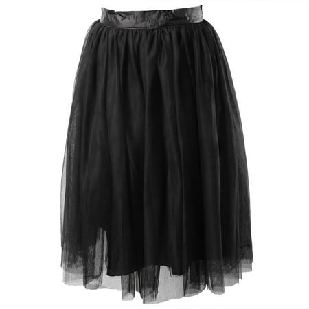 

Womens Girls Princess Ballet Tulle Tutu Skirt Wedding Prom Rockabilly Mini Dress