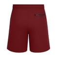 thumbnail image 4 of Mens Lounge Shorts Summer Elastic Waist Drawstring Straight Leg Relaxed Fit Casual Shorts with Pockets, 4 of 5