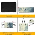 thumbnail image 4 of Colored Grid Geometry Outdoor Picnic Blanket, Foldable Waterproof Beach Mat, Portable Beach Blanket for Beach Camping, Hiking, Family Concerts, 4 of 8