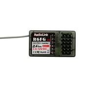 Radiolink R6FG 6CH 2.4GHz Receiver with Gyro Integrated and HV Servo Supported for RC4GS RC6GS RC4G T8FB
