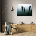 thumbnail image 3 of Alan Hausenflock 24x17 Gallery Wrapped Canvas Wall Art Titled - Pilings I, 3 of 4