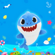 thumbnail image 3 of Peluche Baby Shark Juguete Bebe Regalo Con Sonido Y Luz 30cm Xtellar azul, 3 of 4