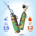 thumbnail image 2 of Camouflage 29oz Stainless Steel Insulated Thermos with Tea Filter, 360° Printed Travel Bottle, Leakproof BPA-Free Flask with Anti-Slip Base, 304 Inner & 201 Outer, Vacuum Cup, 2 of 6