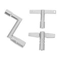 thumbnail image 4 of ORDDIART Ensemble de 3 Touches de Tambour en Acier Inoxydable Accessoires de Réglage de Tambour pour Réparation et Ajustement, 4 of 5