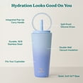 thumbnail image 4 of Reduce Halo 30 oz Tumbler with Handle, Dreamsicle, 4 of 8