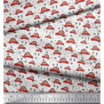 thumbnail image 3 of Soimoi Polyester Crepe Fabric Car & Owl Cartoon Print Sewing Fabric Yard 42 Inch Wide, 3 of 3