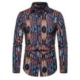 thumbnail image 3 of Camisa de moda para hombre, blusa de manga larga con botones y estampado 3D a rayas, ropa de mujer, ropa de calle vintage para hombre y mujer, camisetas 2024, 3 of 4