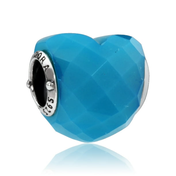 Pandora Pandora Shape Of Love Charm With Scuba Blue Crystal nsc Walmart Com Walmart Com