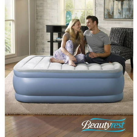 Beautyrest Hi Loft Raised Air Bed Mattress with Express Pump, Multiple Sizes, 1