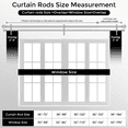thumbnail image 5 of HEI! DEAR 1" Heavy-Duty Adjustable Double Curtain Rod Set 36-120" with Matte Black Ball Finials, 5 of 7