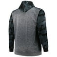 thumbnail image 3 of Men's Fanatics Heather Charcoal New Orleans Saints Big & Tall Camo Pullover Hoodie, 3 of 3