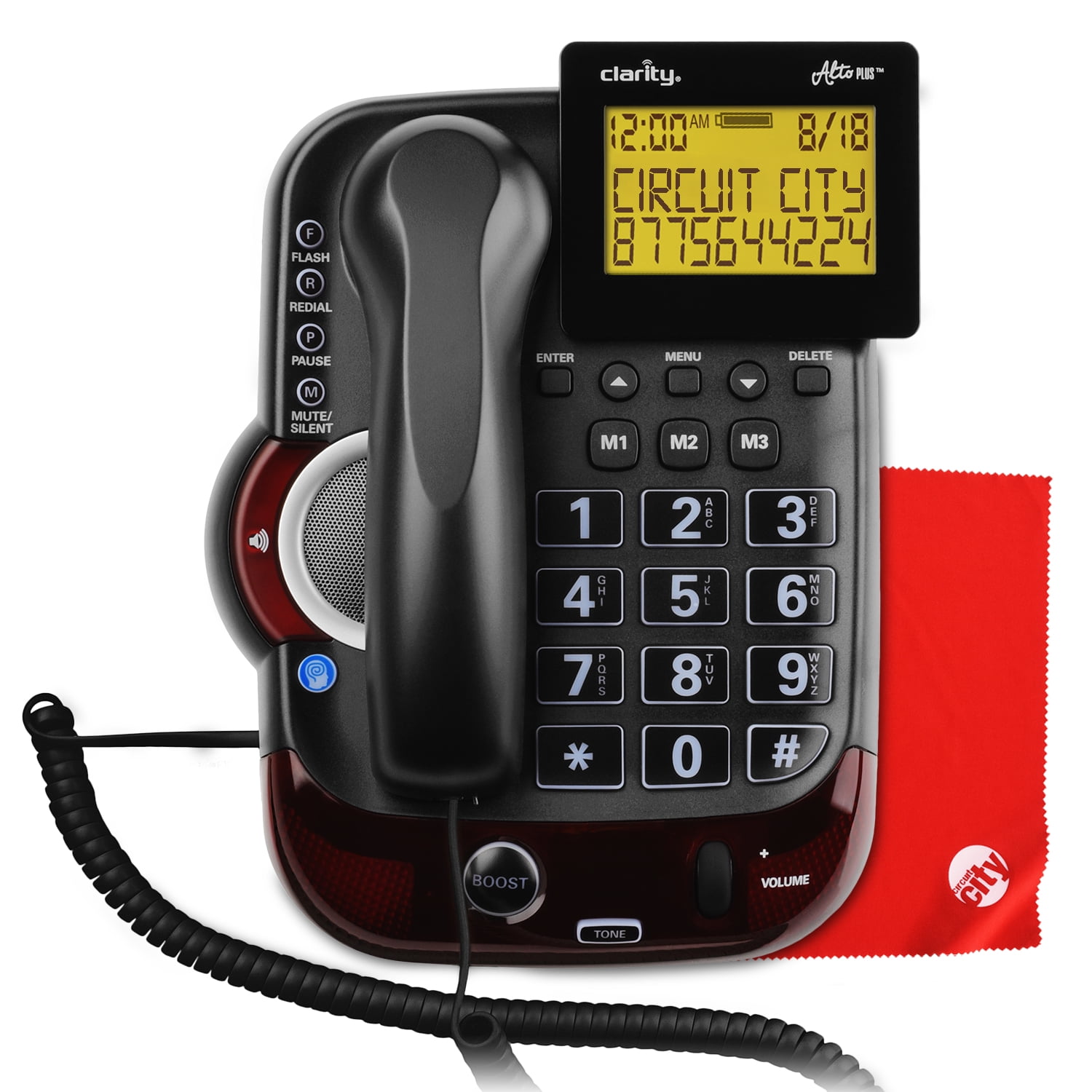 Clarity Alto Plus Severe Hearing Loss Amplified Corded Phone With