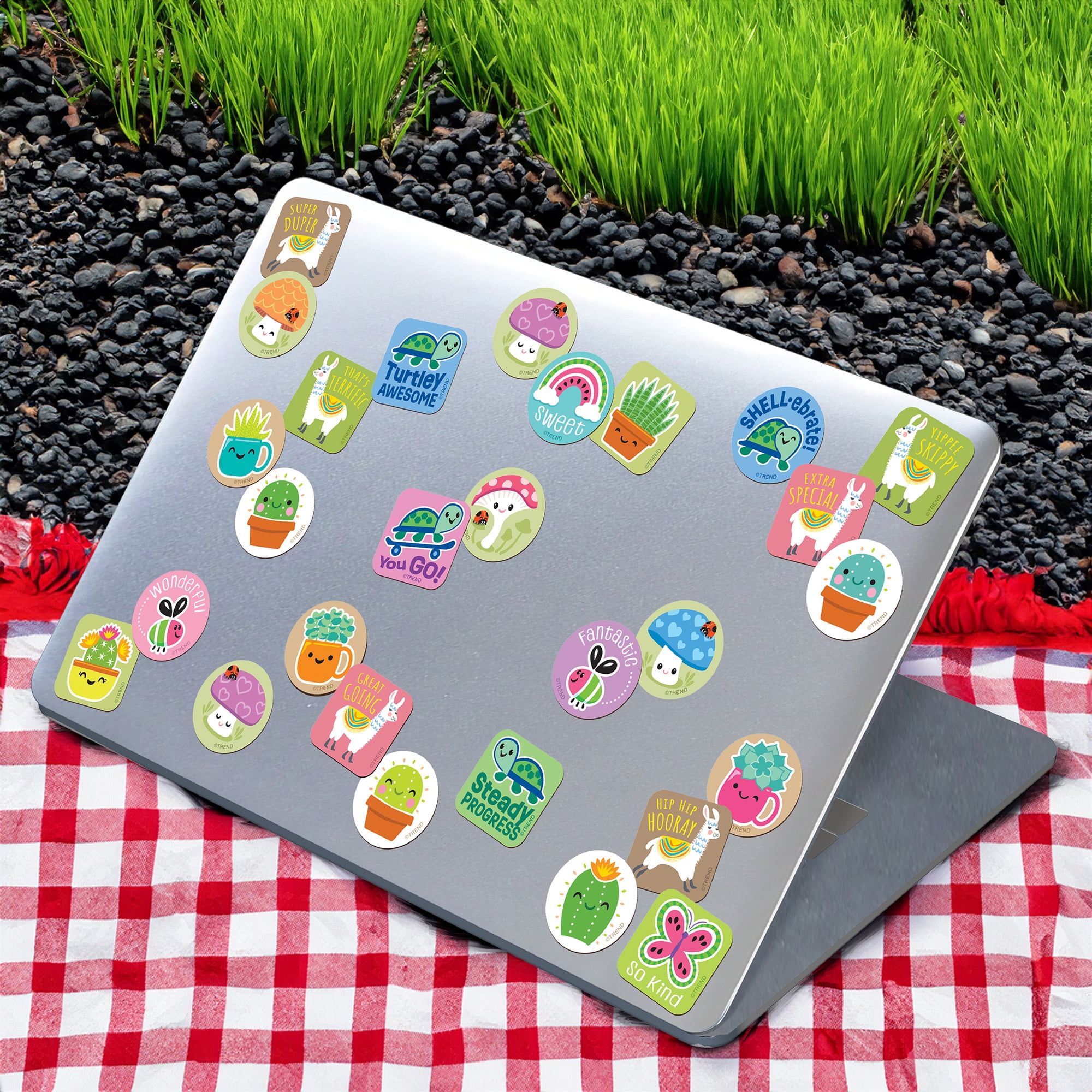 TREND: Scratch 'N Sniff: Natural Pals - 288ct Scented Stinky Stickers Variety Pack, 6 Scents, 24 Sheets Of Encouragement & Reward, Nature-Animal Theme