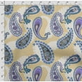 thumbnail image 4 of Soimoi Asian Paisley Printed,Cuddle Minky Fabric, Sewing Fabric by The Yard 56 Inch Wide,Decorative Plush Soft Fabric, Baby Garments, Toys and Blankets, Yellow, 4 of 5