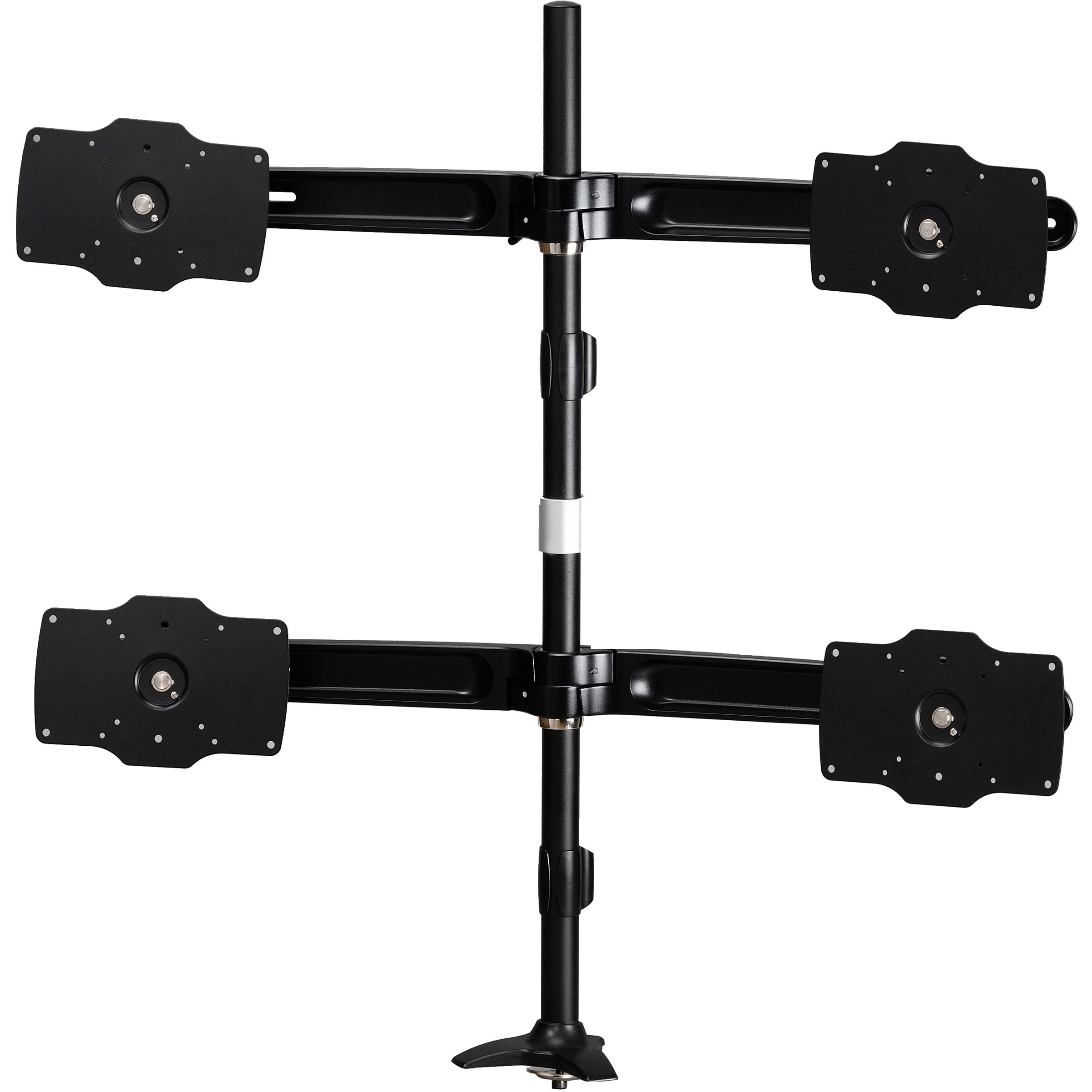 Amer Mounts Grommet Based Quad Monitor Mount for four 24"32" LCD/LED
