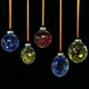 thumbnail image 4 of 5pcs adornos navideños para , adornos navideños para colgar en apariencia de 2.3 inch6cm BLESIY decoraciones transparentes modernas, 4 of 8