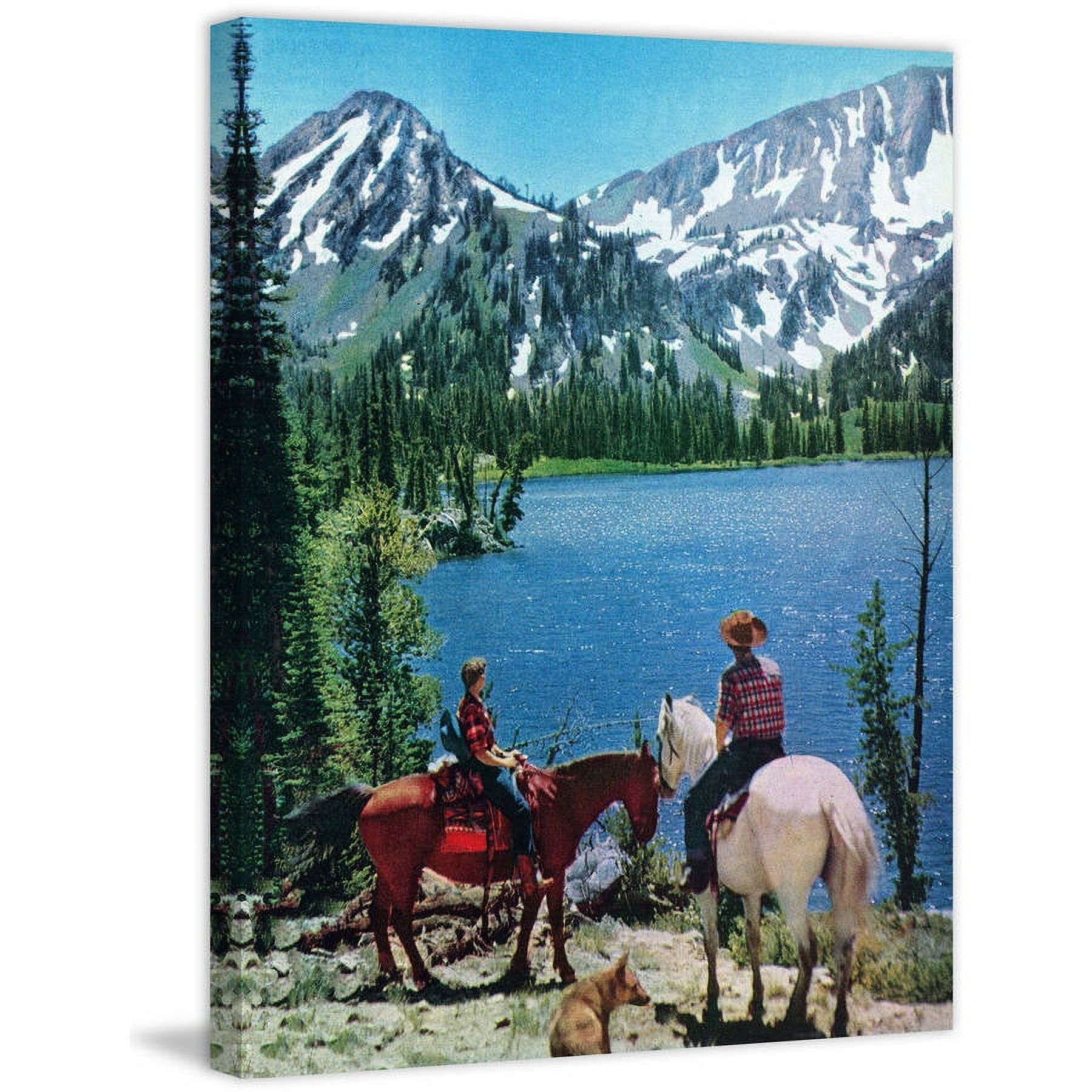Marmont Hill "Wallows Mountains" Painting Print on Wrapped Canvas
