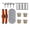 Set B, variant on Compatible With Compatible With ( Dreame Bot L20 Ultra, L20 Ultra Complete RLX41CE, L30 Ultra, X20 Pro ) Roller Side Filter Mop Dust Bag Accessory Part