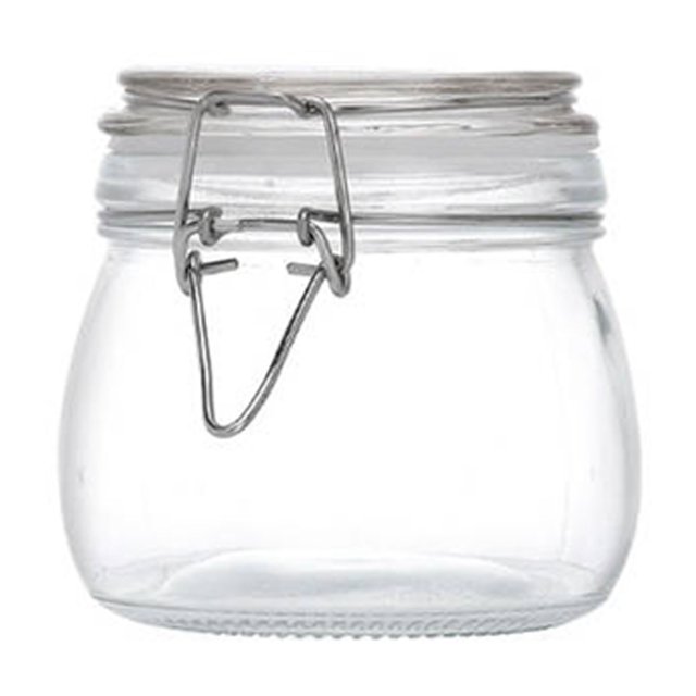 CJiaWei Bocaux de Rangement en Verre Hermétiques Étanches avec Couvercles à Verrouillage Sécurisés pour Organisation de Cuisine et Garde-Manger et Conservation des Aliments