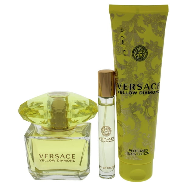 Versace Versace Yellow Diamond Perfume Gift Set for Women, 3 Pieces