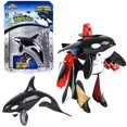 thumbnail image 1 of Figura de acción Toy Transforming Orca Whale to Robot, 10 cm, 1 of 5