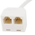 thumbnail image 5 of Unique Bargains Phone Line Splitter RJ11 6P4C Modular Handset to Double RJ11 6P4C Socket Adapter, 5 of 5