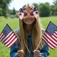 thumbnail image 6 of geerera 4th of July Decorations,Independence Day Themed Party Decoration Glasses,Dress Up With Letters Hat Flag Glasses Frame, Party Supplies For Independence Day USA Veterans Memorial Day, 6 of 6