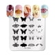 thumbnail image 3 of Placas de estampado para manicura, 5 uds., placas de sellos para uñas cuadradas a la moda, imagen DIY, plantilla de flores, impresión, diseño de salón de manicura, arte de uñas, 3 of 5