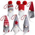 thumbnail image 4 of 12pcs Pre-Cut Gnome Beard Faux Fur Dwarf Beard Handmade Wooden Balls Unfinished white khaki, 4 of 4