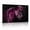 D, variant on XaaKee Hot Pink Rim Light Leopard Canvas Art Prints Modern Panther Canvas Wall Art Neon Backlit Big Cat Canvas Prints Wall Art Inner Framed 18*12Inch