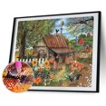 thumbnail image 2 of Cuadros Decorativos Kits de pintura de diamante 5D DIY Casa rural Taladro redondo completo Decoración de pared Artesanía Likrtyny embutido en tela, 2 of 9