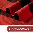 thumbnail image 4 of Alfombra de exterior KIMODE Buffalo Plaid Rojo/Negro, 60 x 130 cm, algodón, 4 of 9
