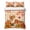 Orange, variant on Quilts Queen Size Bedding Set, Thanksgiving Fall Lightweight Quilted Comforter, Country Fox Flowers Maple Branches Soft Reversible Bedspread Coverlet with Pillow Covers for All Season, 90" x 96"