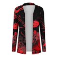 thumbnail image 4 of WFJCJPAF 2024 New Halloween Clearance! Halloween Sweaters for Women Xs,Women's Fashion Halloween Printed Long Sleeved Cardigan Jacket - Black XXL, 4 of 4