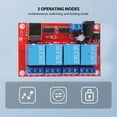 thumbnail image 3 of 4 Channel Relay Module USB Drive Free DC Relay Board Computer Control 3 Operating Modes PLC Board Relay Switch, 3 of 8