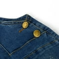 thumbnail image 5 of KIDSCOOL SPACE Kids Boys Girls Adjustable Straps Zipper Design Denim Overalls,,Blue,6-7 Years, 5 of 7