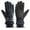 Blue, variant on CAIXIA Women Leather Gloves Winter Thermal Skiing Touchscreen Warm Mittens For Outdoor Activities Cycling Hiking Cold Weather Windproof Insulated Work With Grip,Grey