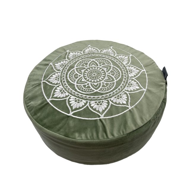 Almohada de piso de cojín de cojín de asiento para almohada de piso de té de ocio balcón de Verde