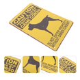 thumbnail image 3 of 2PCS Dog Warning Signs Vintage Decorative Signs Painting Metal Signs for Lawn, 3 of 10