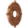 thumbnail image 2 of Ekena Millwork 13"OD x 3 1/2"ID x 3/4"P Attica Thermoformed PVC Ceiling Medallion (Fits Canopies up to 5"), Bright Coat Copper, 2 of 10