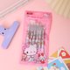 thumbnail image 1 of Bolígrafo de Gel Sanrio Kuromi Cinnamoroll, suministros de escritura para estudiantes, negro, 0,5mm, melodía Pochacco, papelería, regalo de cumpleaños, 1 of 5