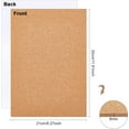 thumbnail image 2 of 4PCS 11.8x8.26 Inch Cork Sheets Cork Board with Adhesive Back (6mm Thick) for Coaster Wall decoration Party and DIY Crafts Supplies, 2 of 8