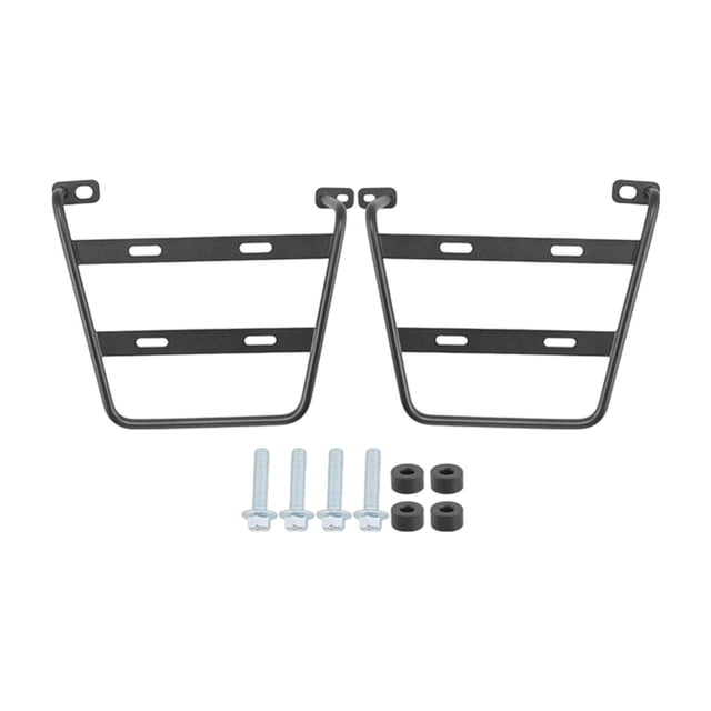 Soporte para bolsa lateral de motocicleta, soporte para alforja, portátil, izquierdo y derecho, fácil de instalar, accesorios para motocicleta, para