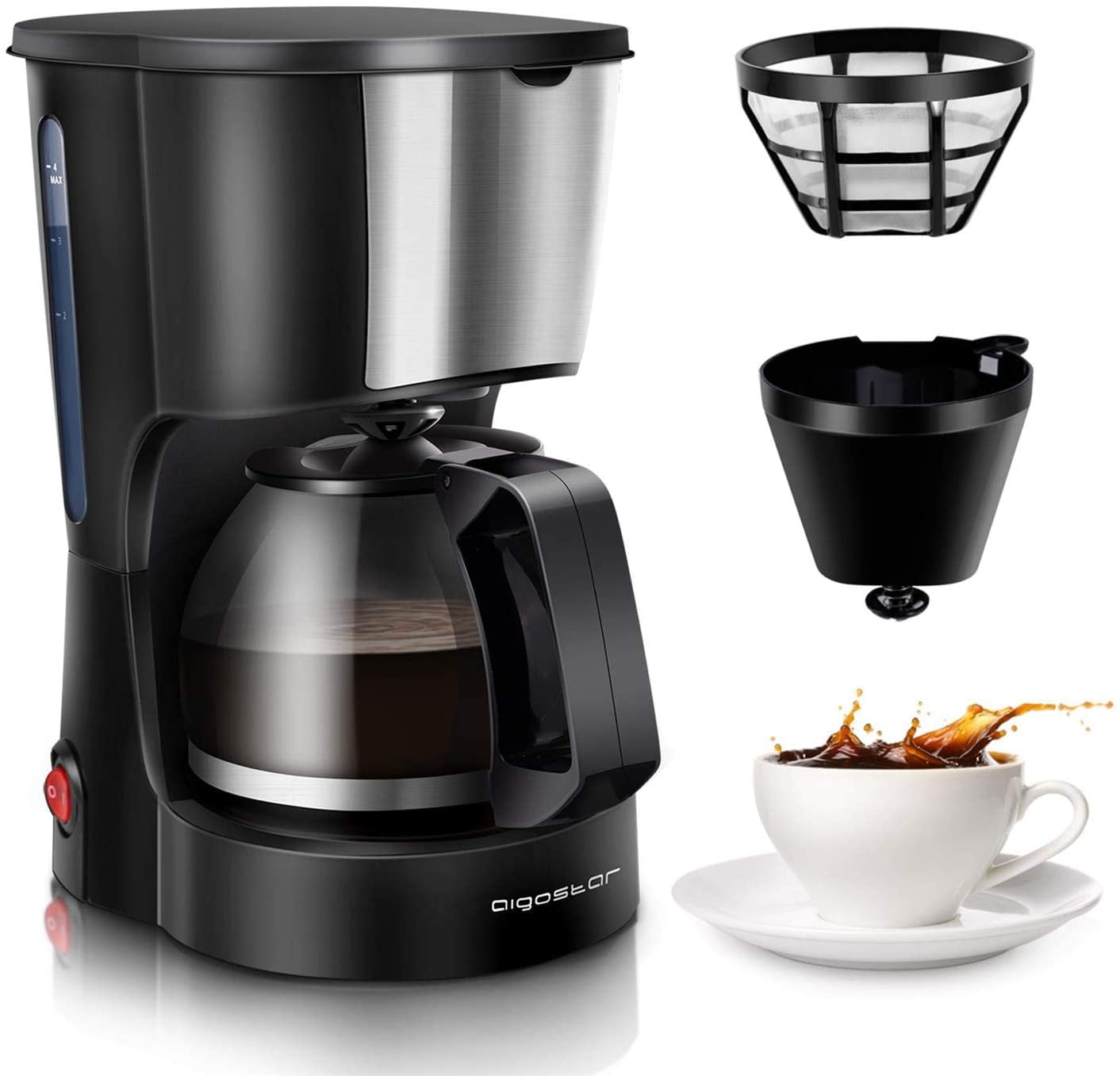 Drip Coffee Maker, Coffee Pot Machine 