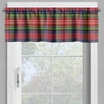 thumbnail image 4 of Ambesonne Plaid Valance & Curtain, Caledonia Scottish Style, 55"x36", Burnt Sienna Green, 4 of 7